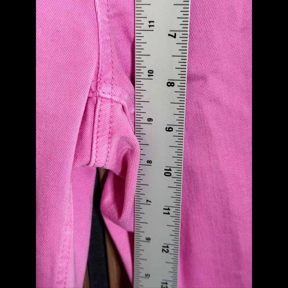 White House Black Market Pants 2R Womens Pink Skinny Denim Slim Ankle Stretch - Picture 4 of 9
